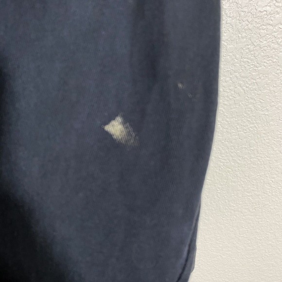 Nike Mens Sweater Jacket Size Large Black Hoodie Full Zip Cotton Flawed D5 - Picture 6 of 9